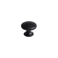 Мебельная ручка-кнопка матовый чорный (RK-005 MBN)