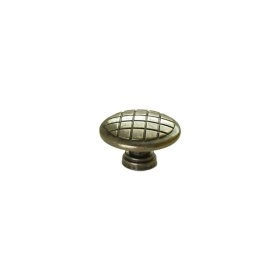Мебельная ручка-кнопка состаренная бронза (RK-010 OAB)