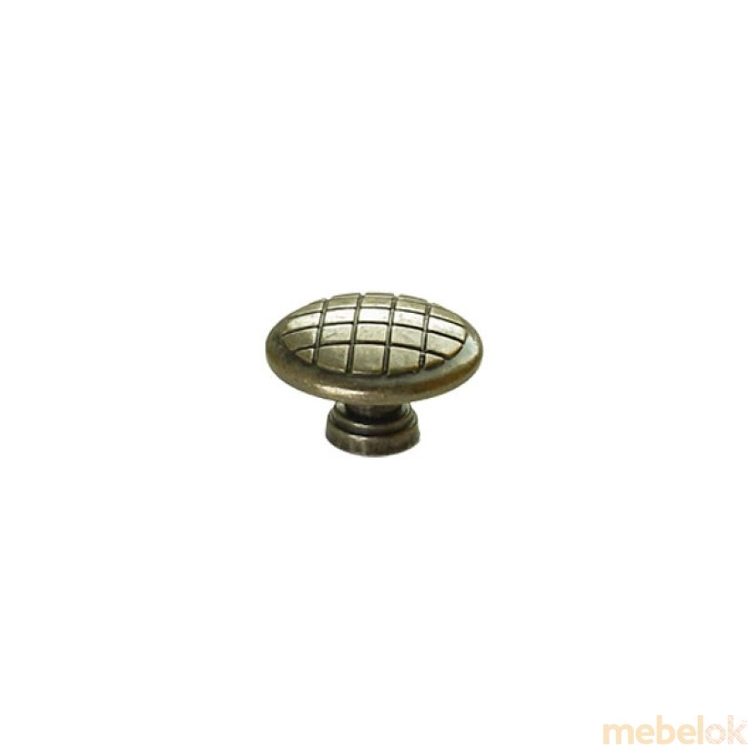 Мебельная ручка-кнопка состаренная бронза (RK-010 OAB)