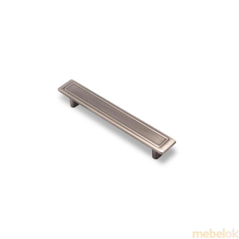 Мебельная ручка-скоба 128 мм атласное серебро (EL-7100-128 Oi)
