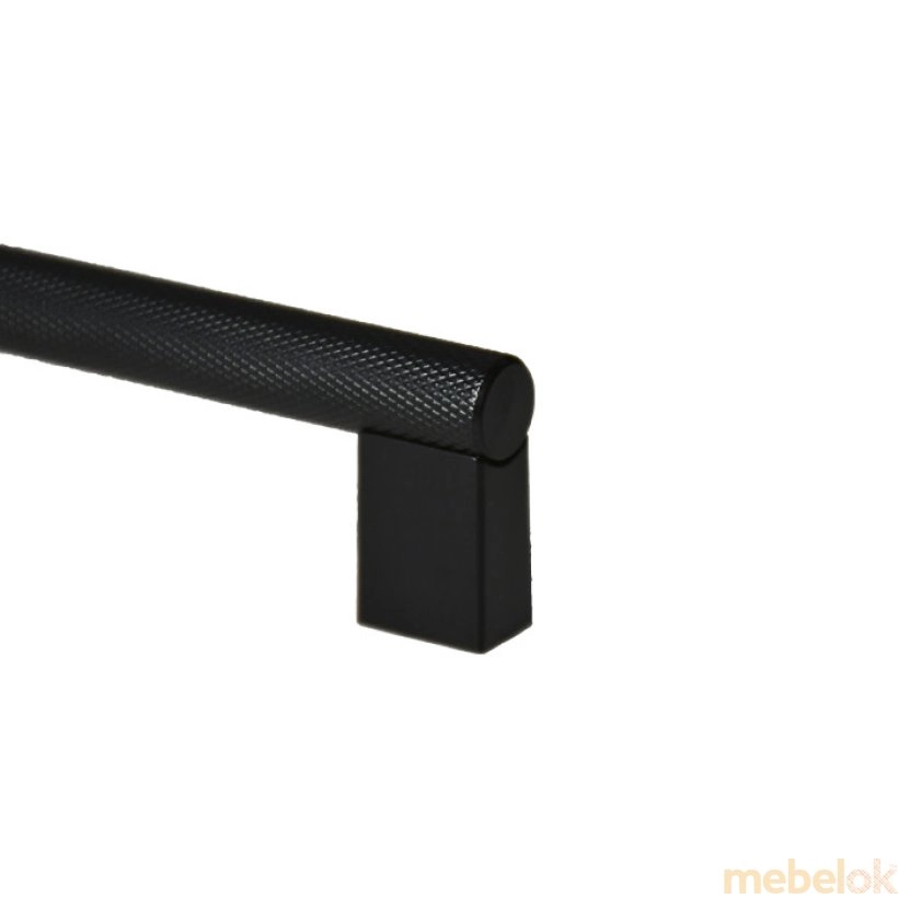 Мебельная ручка-рейлинг 192 мм матовый черный (S-3330-192 MBN) от фабрики Kerron (Керрон)
