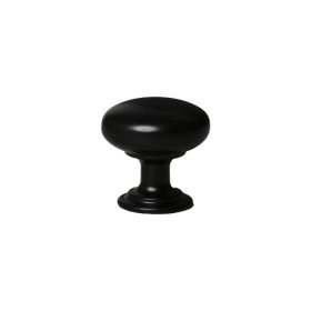 Мебельная ручка-кнопка матовый черный (K-2360 MBN)