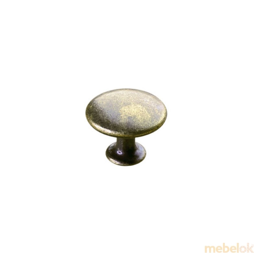 Меблева ручка-кнопка зістарена бронза (RK-002 OAB)