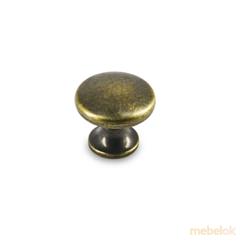 Меблева ручка-кнопка зістарена бронза (RK-005 OAB)