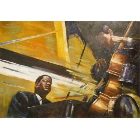 Картина Панно на полотні - Виконавці джазу 60x90