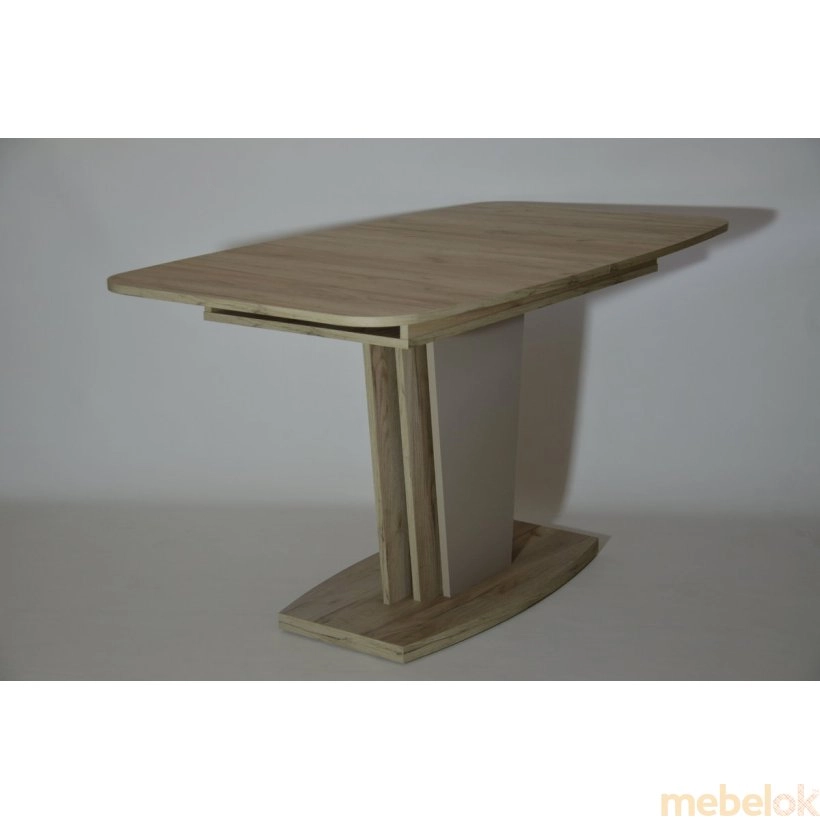 стіл з виглядом в обстановці (Стіл AVALON D/L дуб крафт сірий/латте)