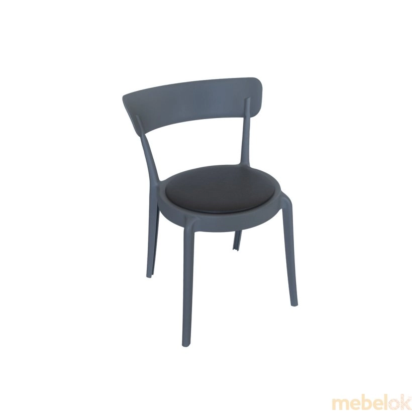 стілець з виглядом в обстановці (Стілець AVILA сірий)