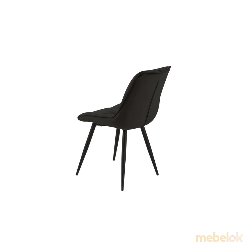 стул с видом в обстановке (Стул STYLE черный каркас/черный)