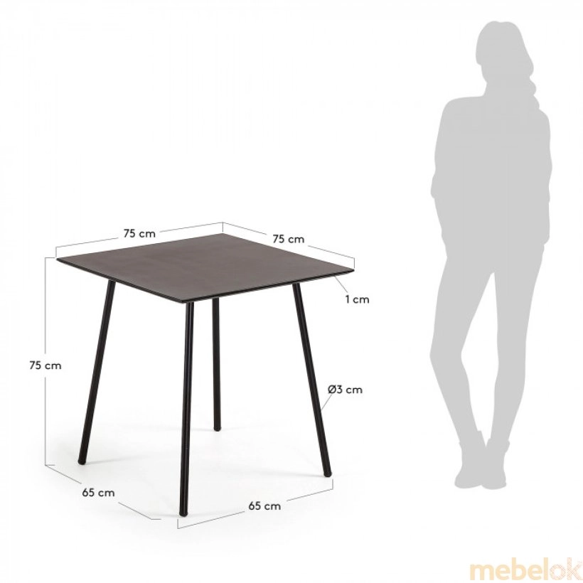 стіл з виглядом в обстановці (Стол Ulrich)