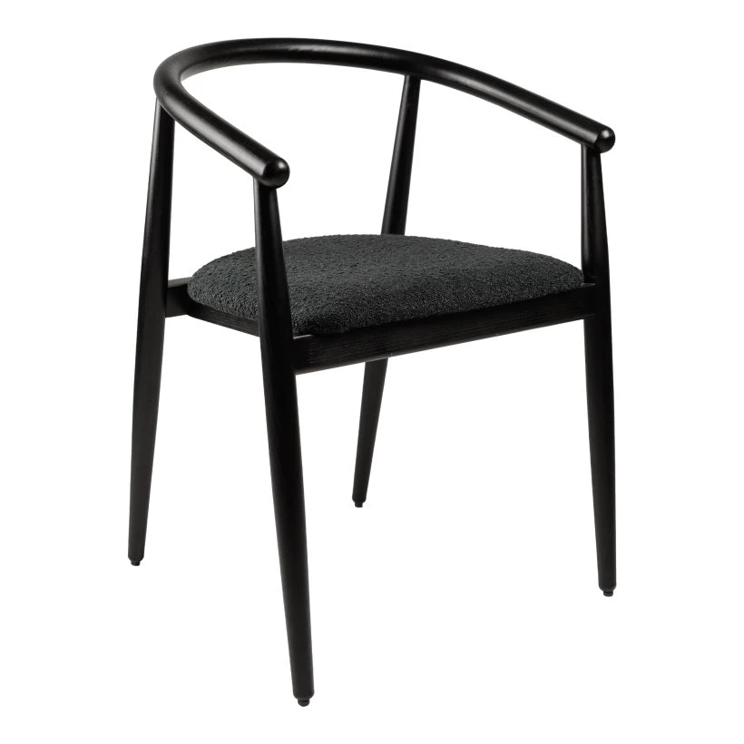 стілець з виглядом в обстановці (Стілець Mamont чорний / Baloo 2082)