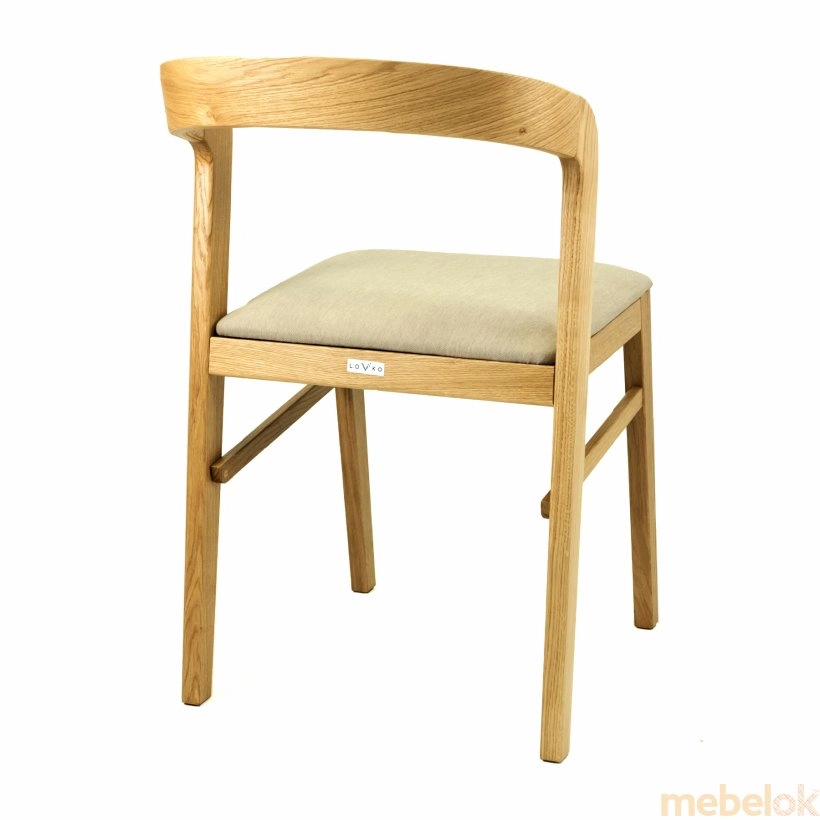 стул с видом в обстановке (Стул Floki натуральный (дуб))