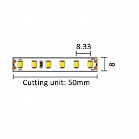 Світлодіодна стрічка гнучка 500 см 24V