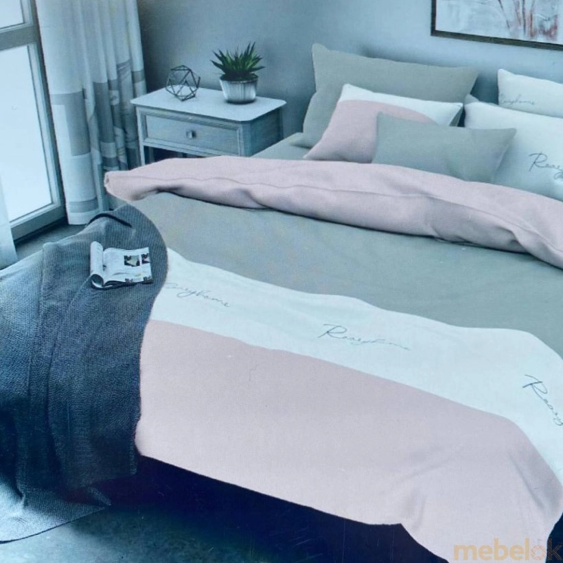 Комплект постельного белья Solvey Pink бязь евро