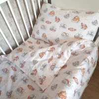 Комплект постельного белья Sleeping animals фланель детский