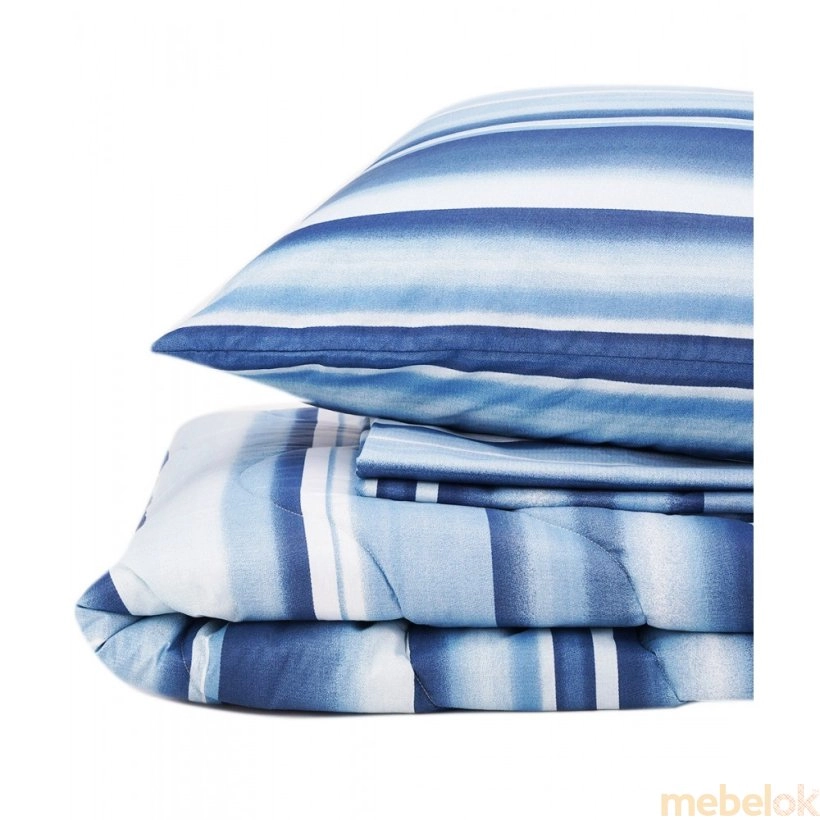 Набор одеяло простынь наволочки Stripes полуторный от фабрики SoundSleep (СаундСлип)