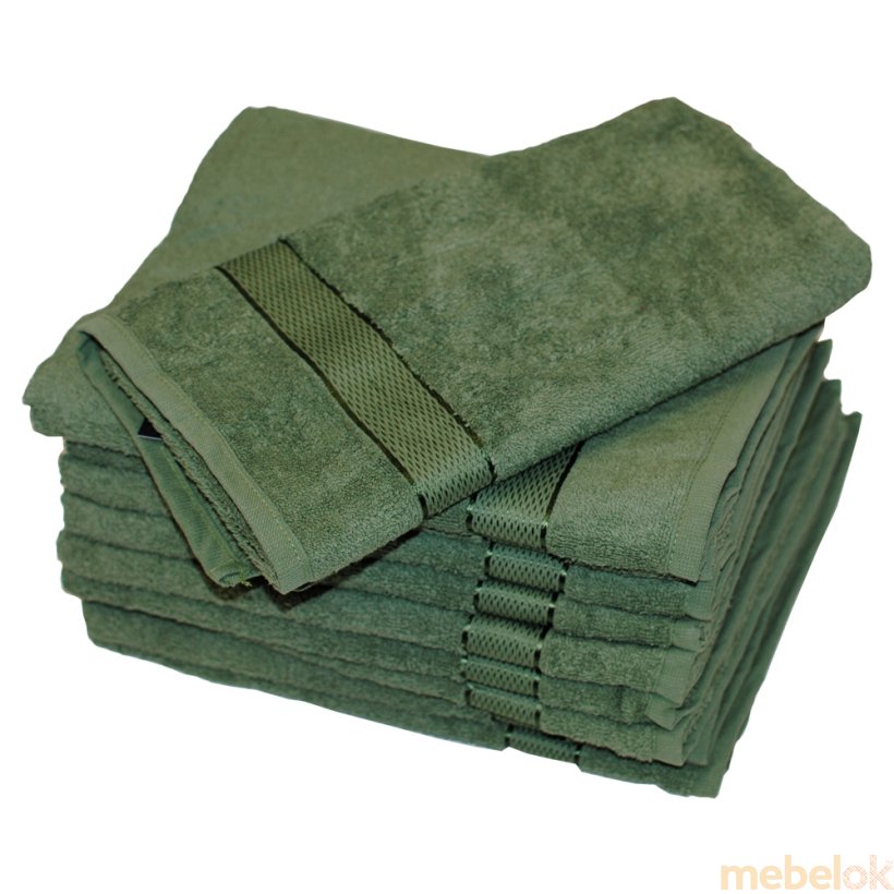 Полотенце махровое Rossa 40x70 зеленое