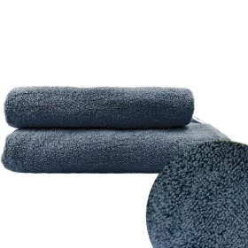 Полотенце махровое с петелькой Delicat темно-серый 500г/м2