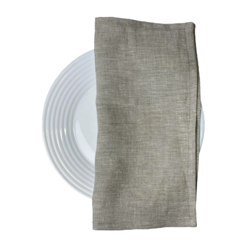 Салфетка льняная Linen Style натуральная 30х30 от фабрики SoundSleep (СаундСлип)