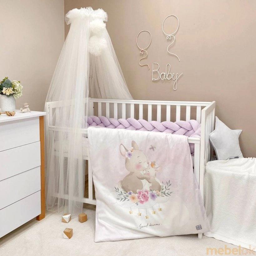 Комплект для детской кроватки Sweet Dream Зайка с мамой з іншого ракурсу