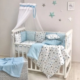 Комплект білизни Baby Design Stars блакитний