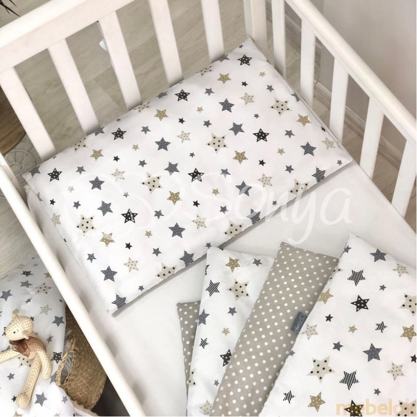 Сменный комплект Baby Design Stars серый от фабрики Маленькая Соня
