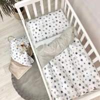 Сменный комплект Baby Design Stars серый