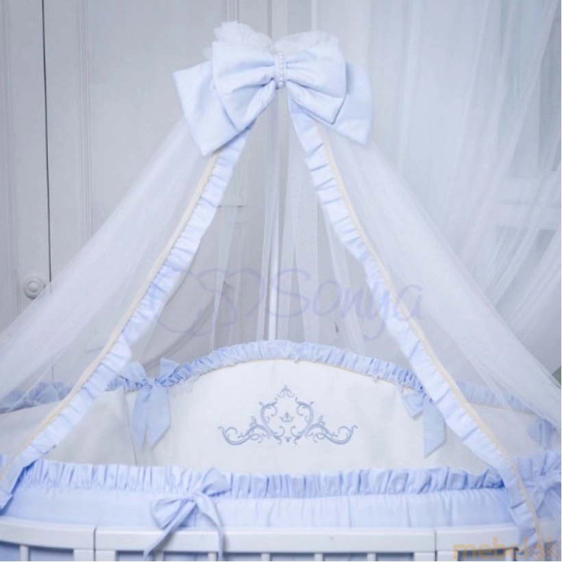 Спальний комплект Mon Amie блакитний від фабрики Маленькая Соня