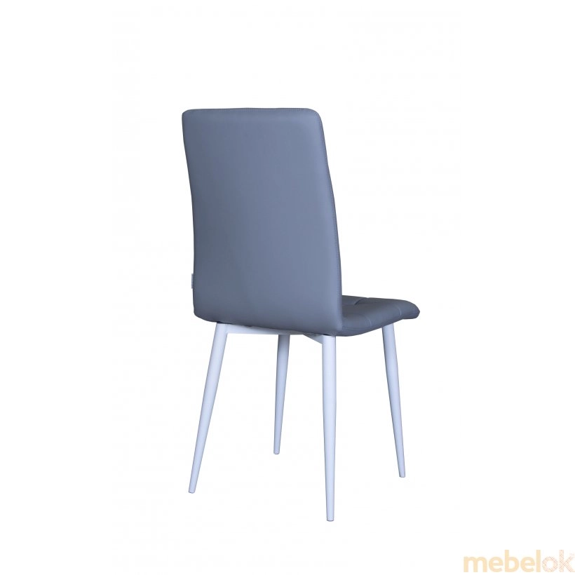 стул с видом в обстановке (Стул Орегон 02 серый с белым)