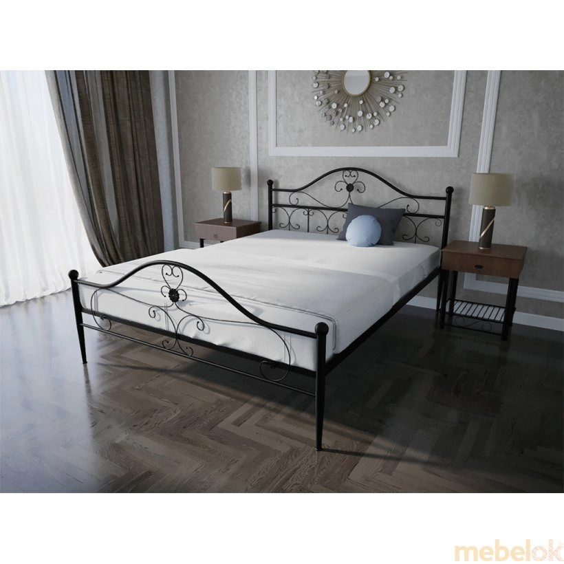 ліжко з виглядом в обстановці (Ліжко Патриция 160х190)