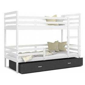 Ліжко двухъярусная Jacek 80x160 білий - сірий