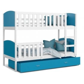 Ліжко двухъярусная Tami 90x200 білий - синій