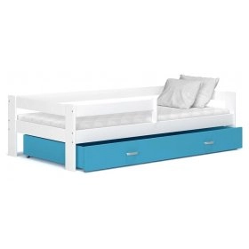 Кровать Хього 80x190 синий - белый
