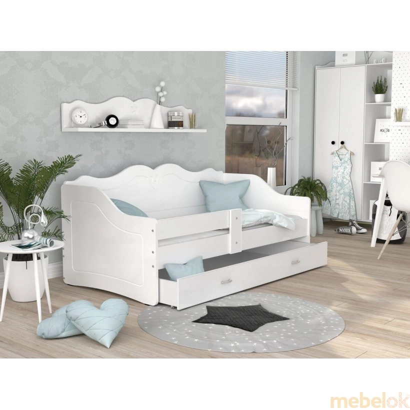 Кровать Лили 80x160 белый от фабрики AJK meble (АДжК мебель)