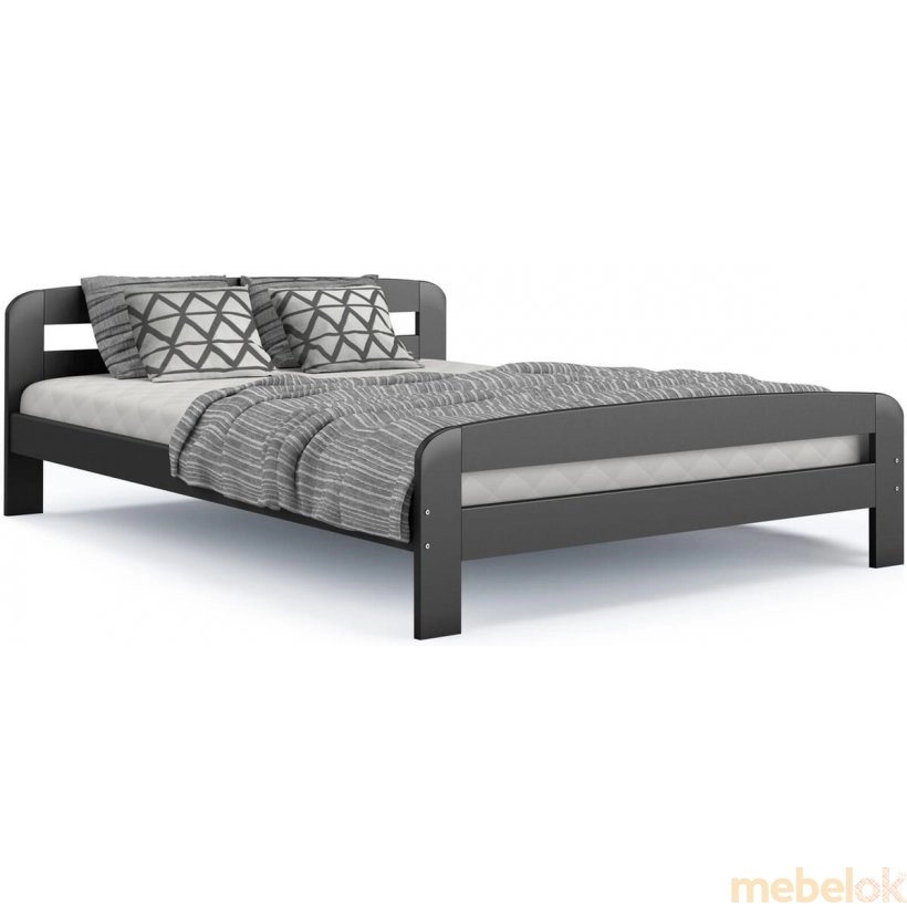 Кровать DALLAS 140x200 серый