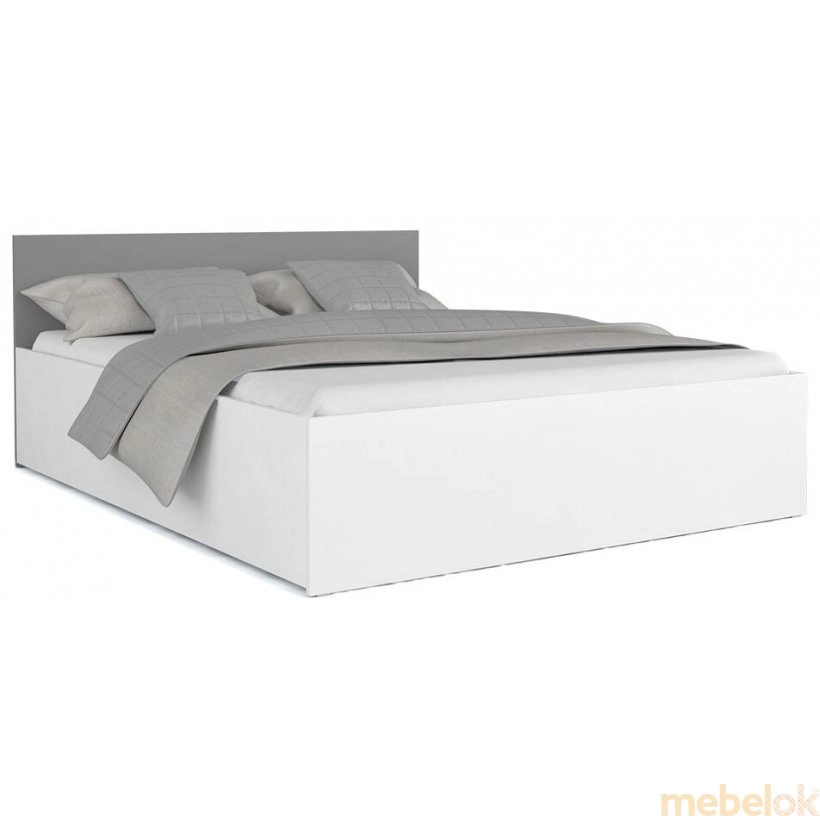 Кровать Панама 180x200 белый - серый