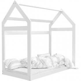 Ліжко Домик 80x190 білий