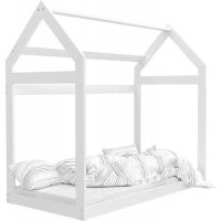 Кровать Домик 80x160 белый