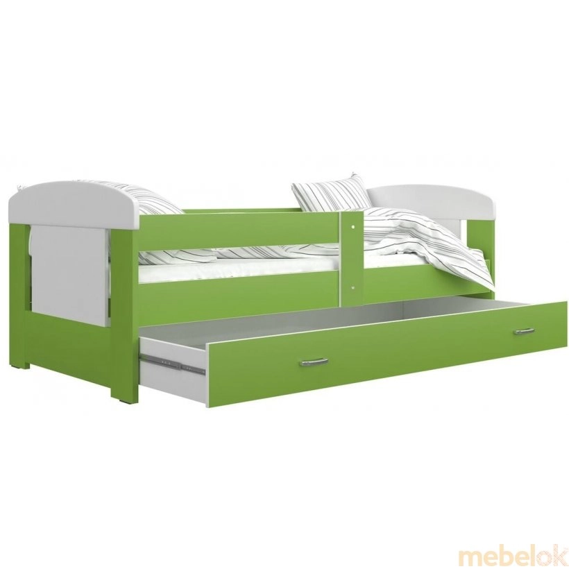 Ліжко Филип 80x140 зелений