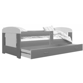 Кровать Филип 80x160 серый