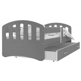 Кровать Хэппи 80x140 серый