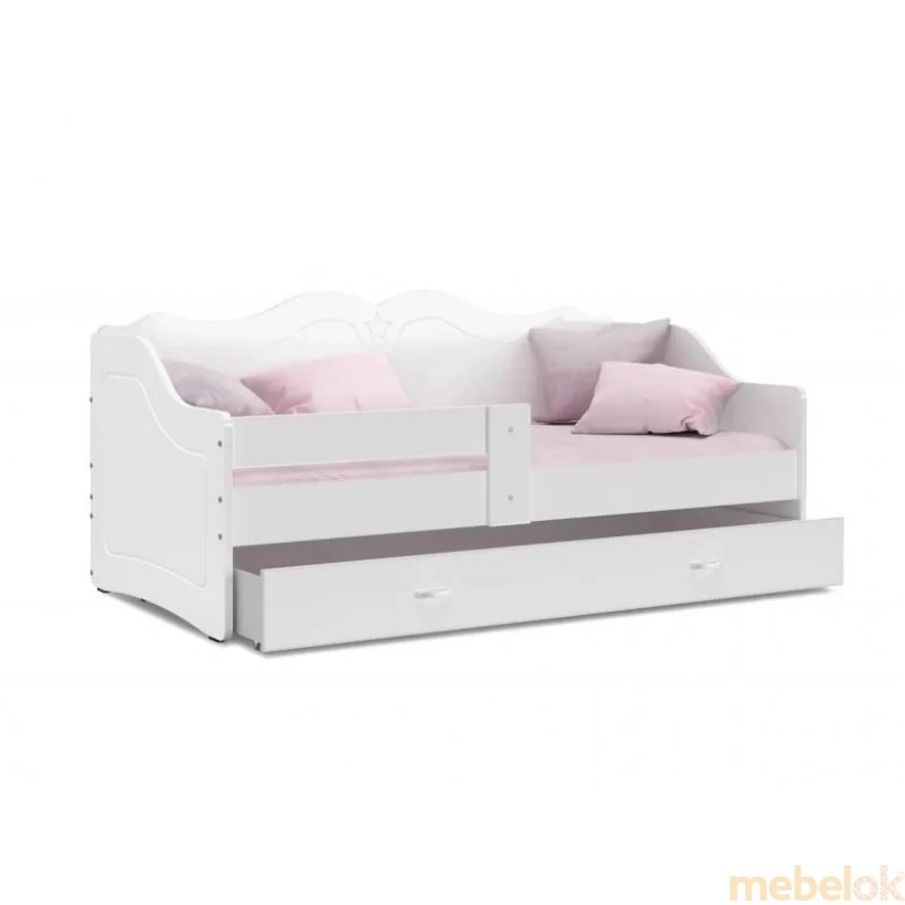 Ліжко Лили 80x160 білий