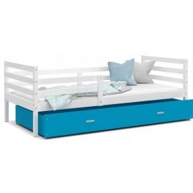 Ліжко Джек П 80x160 синій - білий