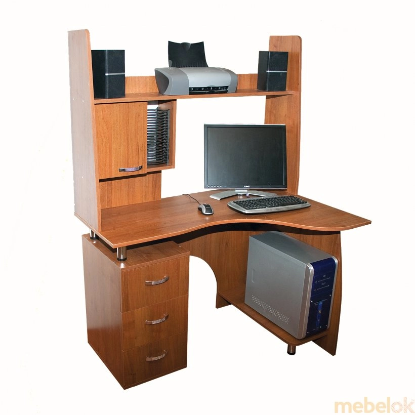 стол с видом в обстановке (Компьютерный стол Ника 8)