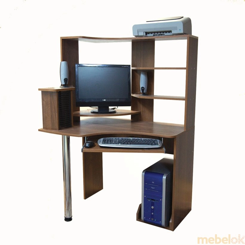 стол с видом в обстановке (Компьютерный стол Ника 37)