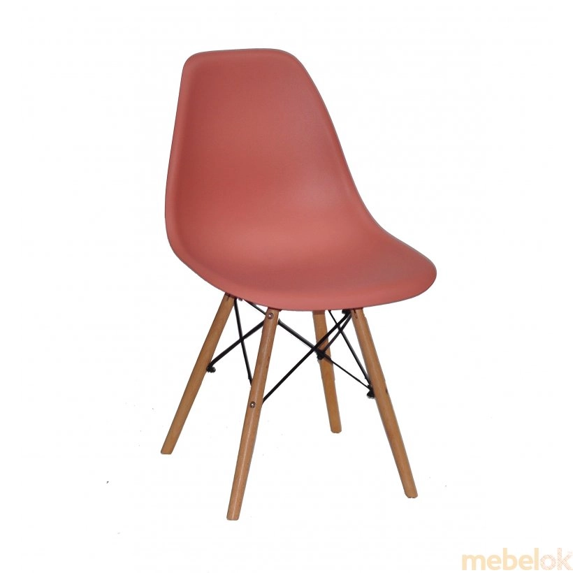 стул с видом в обстановке (Стул NIK NEW коричневый 92)