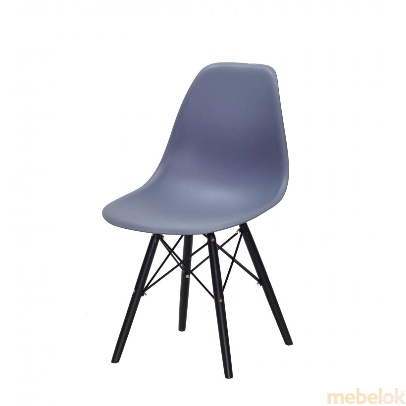 стул с видом в обстановке (Стул NIK BK синий 57)