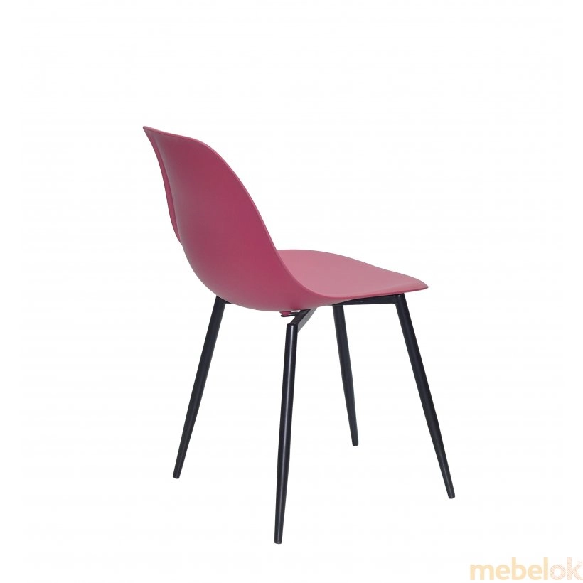 стілець з виглядом в обстановці (Стілець NIK ml червоний 32)