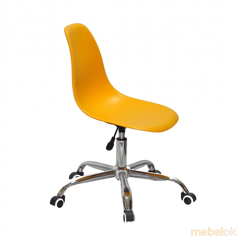 стілець з виглядом в обстановці (Стілець NIK OFFICE жовтий 18)