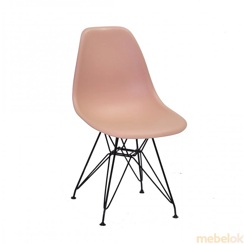 стілець з виглядом в обстановці (Стілець NIK BK-ML рожевий 65)