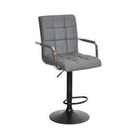 Кресло Augusto-ARM BAR BK - Base ЭК Серый 1001